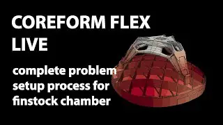 Live problem setup with Coreform Flex