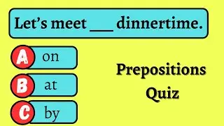 Do you know how to use Prepositions? Take this Grammar Quiz! 👆🏼