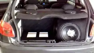 Som JBL Personalizado no Meu Peugeot 206