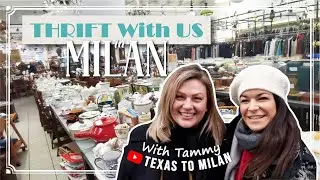 THRIFT WITH US in MILAN |  Home Decor & High End Clothing