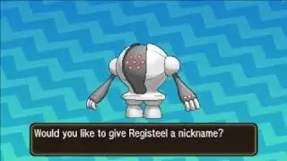 Pokemon Ultra Sun & Ultra Moon : Capturing Registeel