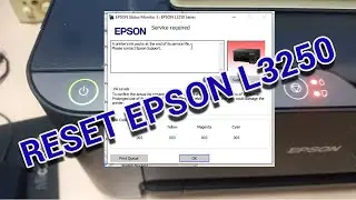 HOW TO RESET EPSON L3250 | SERVICE REQUIRED