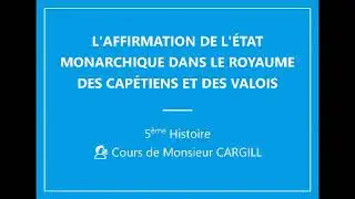 🎙️ PODCAST | 5ème – L'affirmation de l'État monarchique (Histoire 👑)