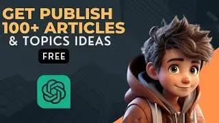 Get Publish 100+ Articles & Topics Ideas Using Free Tools 😍 - Hanzala Khan