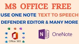 How to convert text to speech in onenote | Onenote text to speech