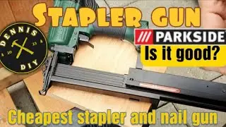 Air Stapler Gun Parkside - Air Nail Gun unbox and How Does a Pneumatic Stapler Work