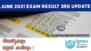 IGNOU JUNE 2021 RESULT | 3rd Update | B.Ed Merit List