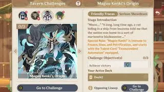 Genshin Impact - Genius Invokation TCG: Maguu Kenki's Origin - Friendly Fracas TCG Battle