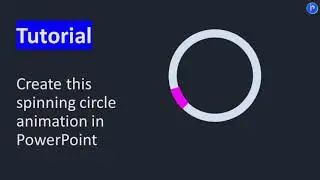 Create multiple colored spinning circles in Powerpoint animation tutorial