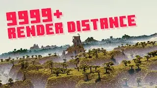 How to Get INSANE Render Distances Using the Bobby Mod