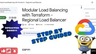 Modular Load Balancing with Terraform - Regional Load Balancer || GSP191 || 