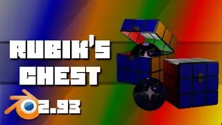 Sketchfab Challenge: Rubik's Chest | Speed Modelling | Blender 2.93