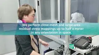 Automated and precise residual stress measurements via the cos alpha method at the Fraunhofer IWM