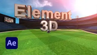 After effects + Element 3D + Camera  movement Tutorial