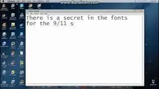 9/11 Windows Font Secret