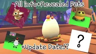 New WOODLAND EGG All info,Revealed Pets and UPDATE DATE!? in Adopt me