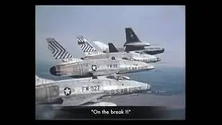 1959 yılında ülkemizi ziyaret eden USAF F-100D uçakları. Harika görüntüler...