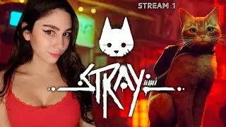 ИГРА ПРО КОТИКА STRAY ПРОХОЖДЕНИЕ | Линда играет в СТРЭЙ прохождение на русском | Стрим 1