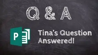 Q&A - Tina's Question Answered