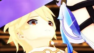 Skirk won't let Aether sleep tonight 😏 - Genshin Impact Animation