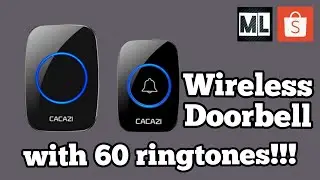 Unboxing: cacazi digital wireless doorbell || shopee haul      #cacaziwirelessdoorbell #cacazi