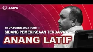 [Part I]  Pemeriksaan Terdakwa Kasus BTS 4G : Hakim VS Anang Achmad Latif