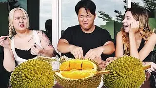 LET'S TRY DURIAN! Is it Horrible or Delicious?