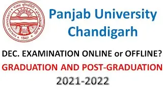Punjab University December Examination Online or Offline 2021-2022 ? Latest news Punjab University
