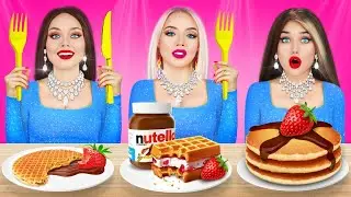 No VS One VS Two Hands | Funny Food Situations & Crazy Challenges by RATATA POWER