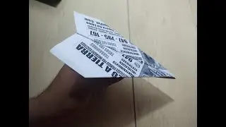 COMO HACER UN AVION DE PAPEL PASO A PASO MUY FACIL QUE VUELA MUCHO