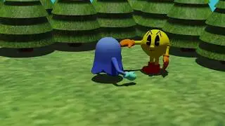 Pac-Man gets scared of a ghost and literally dies