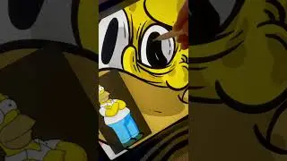 Homer Simpson WEIRD Drawing 4 