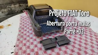 Projeto Mini Fiat Toro | Abertura do porta malas parte 02