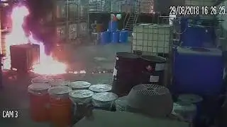 Intermediate Bulk Container (IBC or GRV in French) - Fire - Brazil - 2019