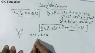 Find Cube of two number Maths Trick #3