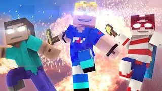 ♫ Wanted Men ♫ (Minecraft Original Music Video) - Minecraft Animation - FrediSaalAnimations
