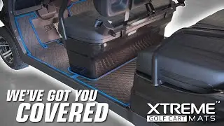 MODIFY YOUR CART with Xtreme Mats Golf Cart Floor Mats - ICON, EZGO, Club Car, Yamaha, and Evolution