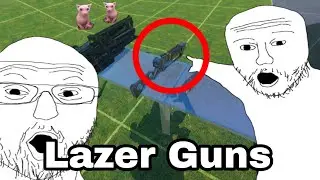 Looking at Lazer Guns in bonelab!!