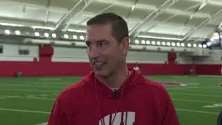 Wisconsin Football: Luke Fickell Post-Practice Media Availability (03/25/23)