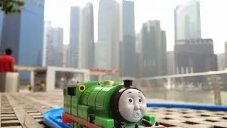 【trem de brinquedo】Thomas e Seus Amigos Percy @ Bayfront, Singapore  00440 pt