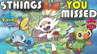 5 Things You MISSED In The Pokemon Sword and Shield Trailer | Gen 8 Trailer Breakdown