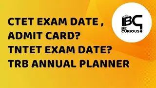 #tntet2022 #ctet2022 CTET Admit Card download in Tamil | TRB Annual Planner TNTET Paper 2 Exam Date