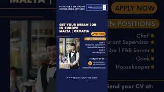 Land Your Dream Job in Europe in 2024 | Europe Jobs | Europe Work Visa #workpermit #visa #shorts