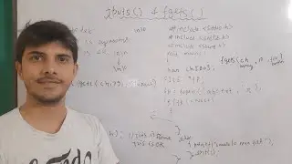 fgets() and fputs() function in c | string input output in files | file handling in c : part 4