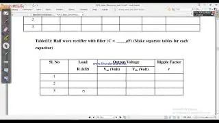 Halfwave rectifier with filter part2