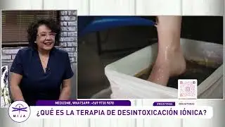 Programa Mija Tv+ con Claudia Conserva hablando de la Desintoxicacion Ionica (Metales Pesados)