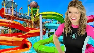 Learn Colors for Kids at the Waterpark! Slides, Playground and More! Colours for Kids - Speedie DiDi