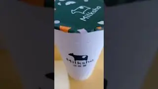 Chowking Milksha taro flavor #satisfying #asmr #reelsinstagram #reel #chowking