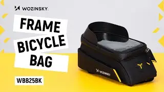 Frame Bicycle Bag with Phone Case 1L - Wozinsky WBB25BK. Check!
