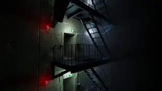 Palpable Palace of Perseverance 🎵 Initial Inertia 🖤 blender EEVEE Photoreal dark moody concrete Loop